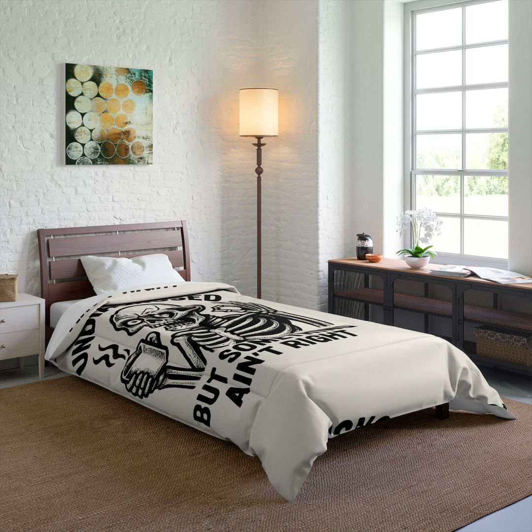 "Undiagnosed" Skeleton Comforter