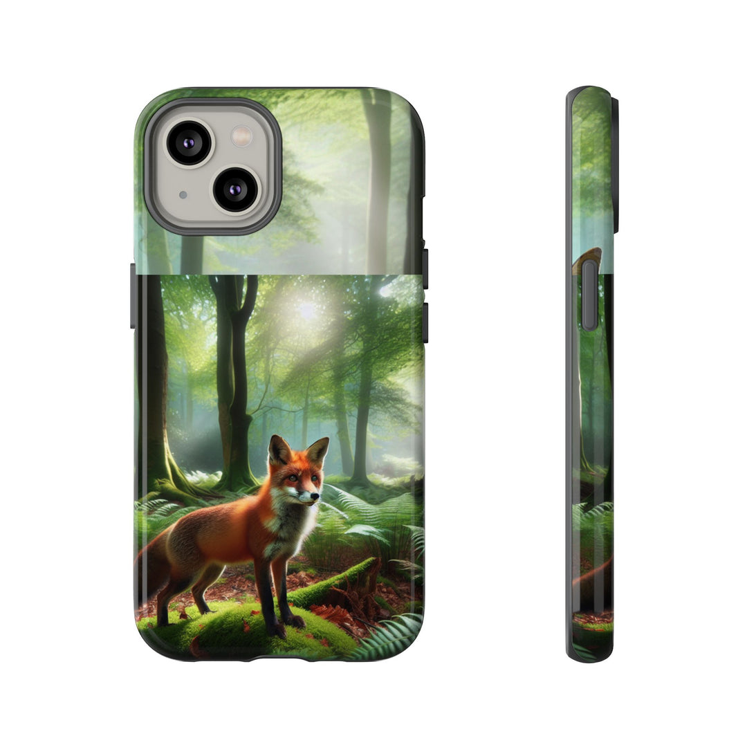 Nature-Inspired Tough Case with Fox Design