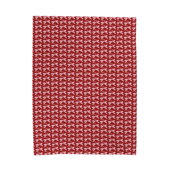 Cozy Velveteen Plush Blanket - Luxurious Warmth for Home & Holidays