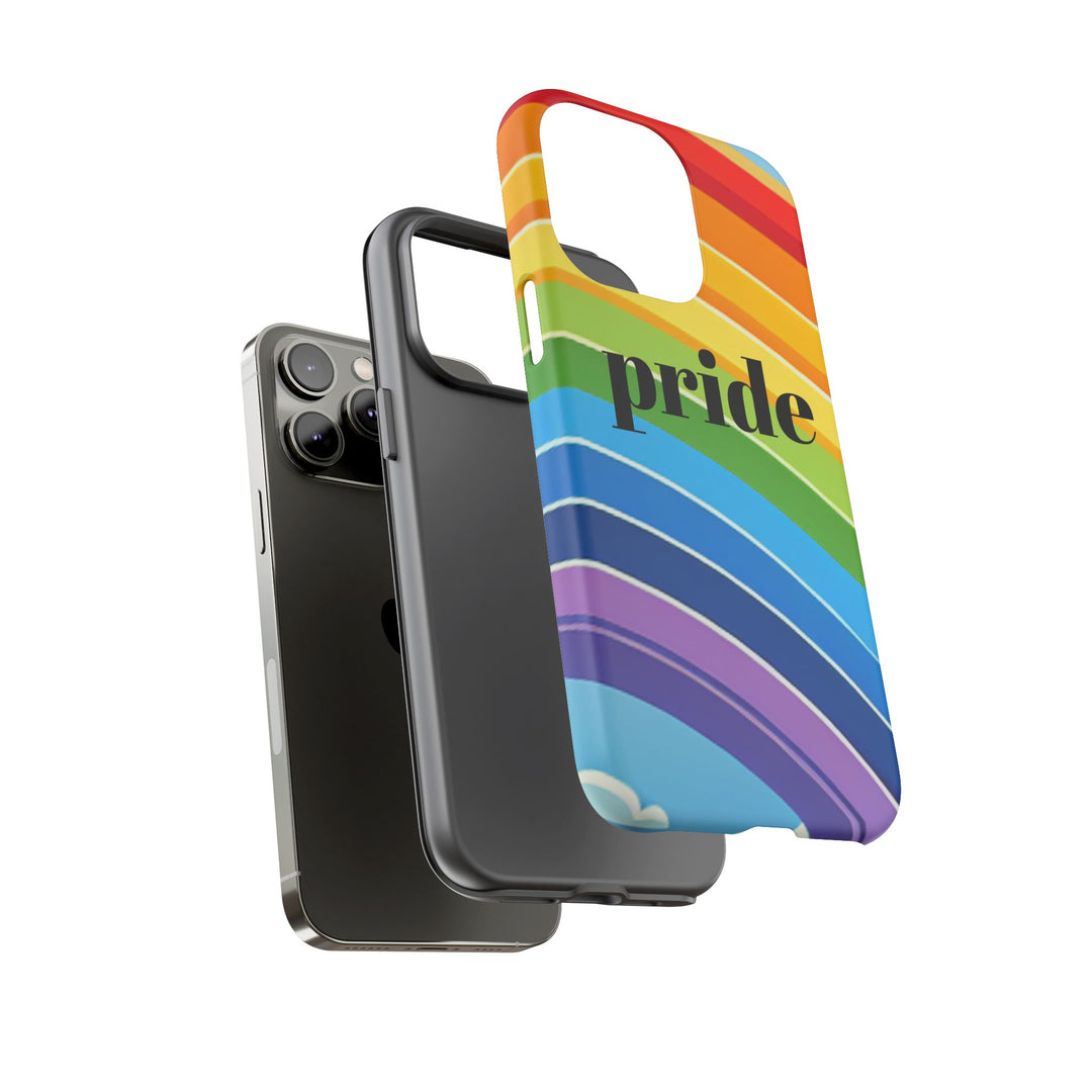 Pride Phone Case - Rainbow Gradient, LGBTQ+ Accessory, Colorful Phone Cover, Unique Gift for Pride Month, Phone Protection