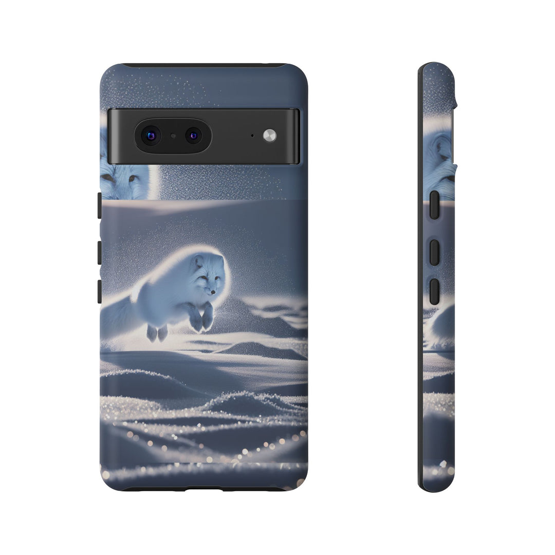 Cute Arctic Fox Phone Case – Tough Protective Cover for Animal Lovers