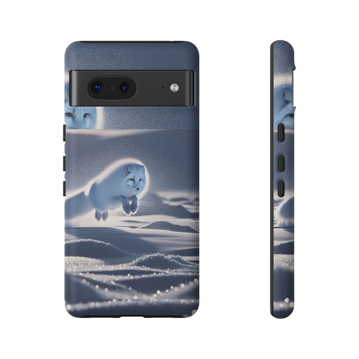 Cute Arctic Fox Phone Case – Tough Protective Cover for Animal Lovers