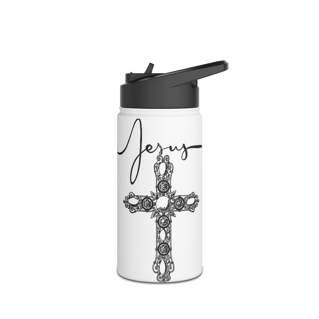 Stylish Stainless Steel Water Bottle, Travel Hydration Container, Eco-Friendly Sports Flask, Gift for Adventurers, Daily Use Water Jug