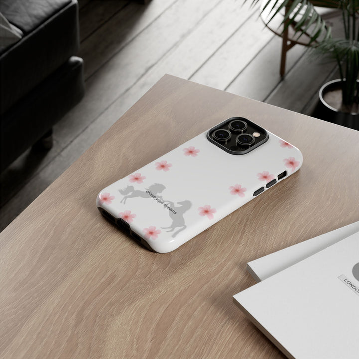 Chase Your Dreams Floral Phone Case