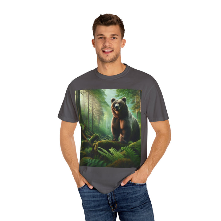 Nature-Inspired Unisex Bear Graphic Tee - Ideal for Outdoor Enthusiasts