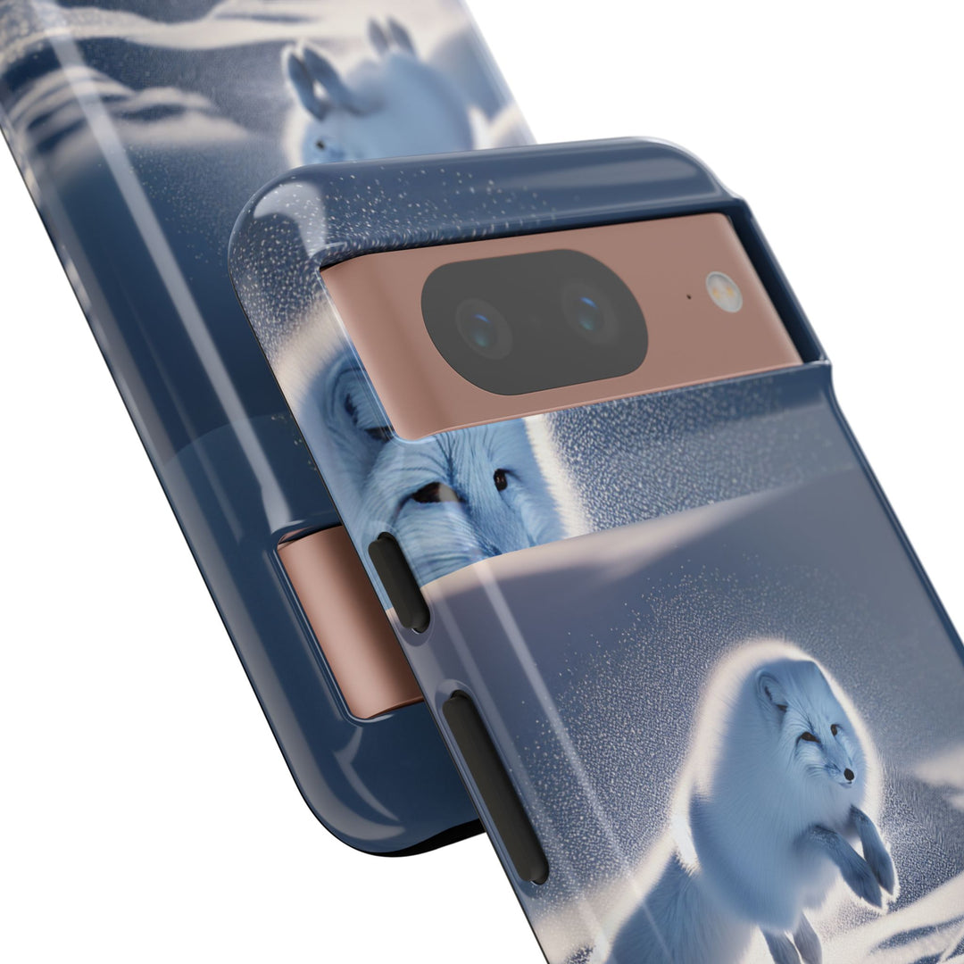 Cute Arctic Fox Phone Case – Tough Protective Cover for Animal Lovers