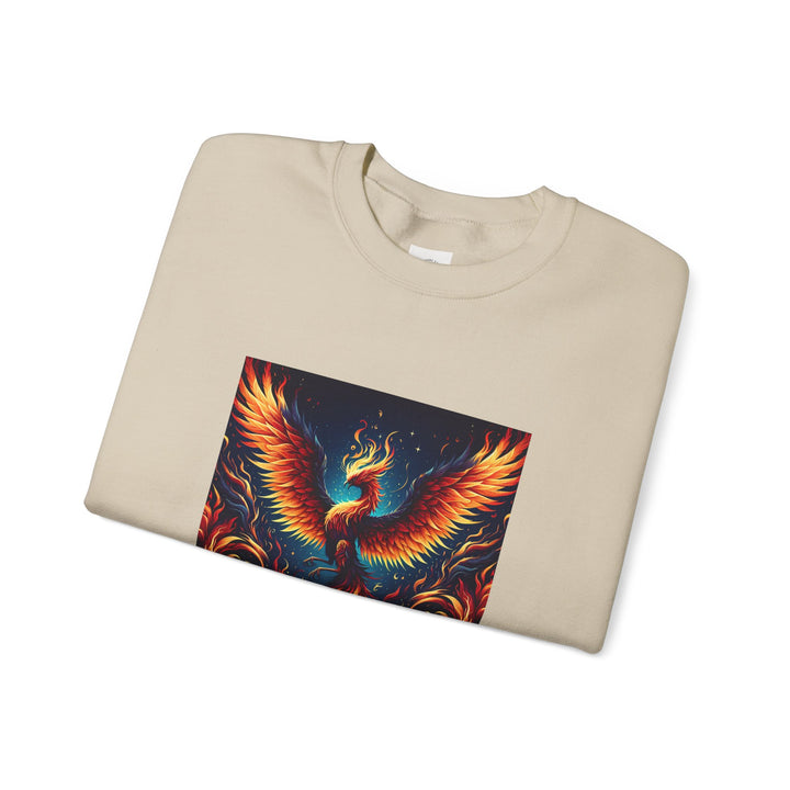 Fiery Phoenix Sweatshirt - Cozy Unisex Crewneck, Gift for Art Lovers