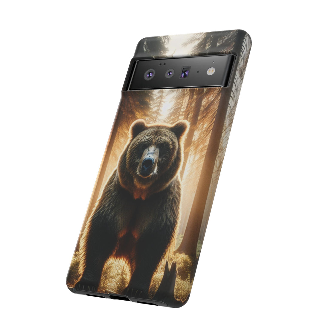 Wildlife Phone Case - Tough Cases with Bear Design, Nature Lover Gift, Animal-Themed Accessories, Eco-Friendly Tech Protection