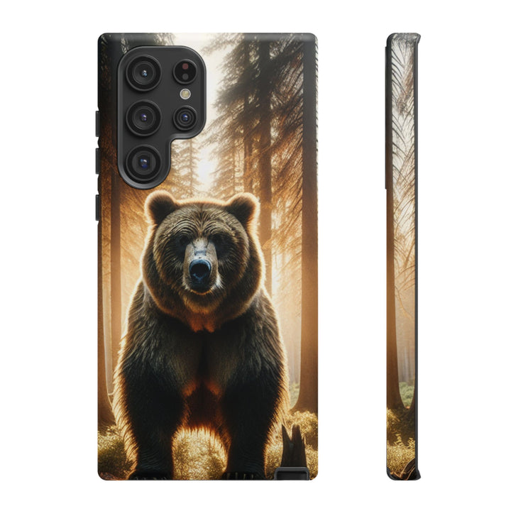 Wildlife Phone Case - Tough Cases with Bear Design, Nature Lover Gift, Animal-Themed Accessories, Eco-Friendly Tech Protection