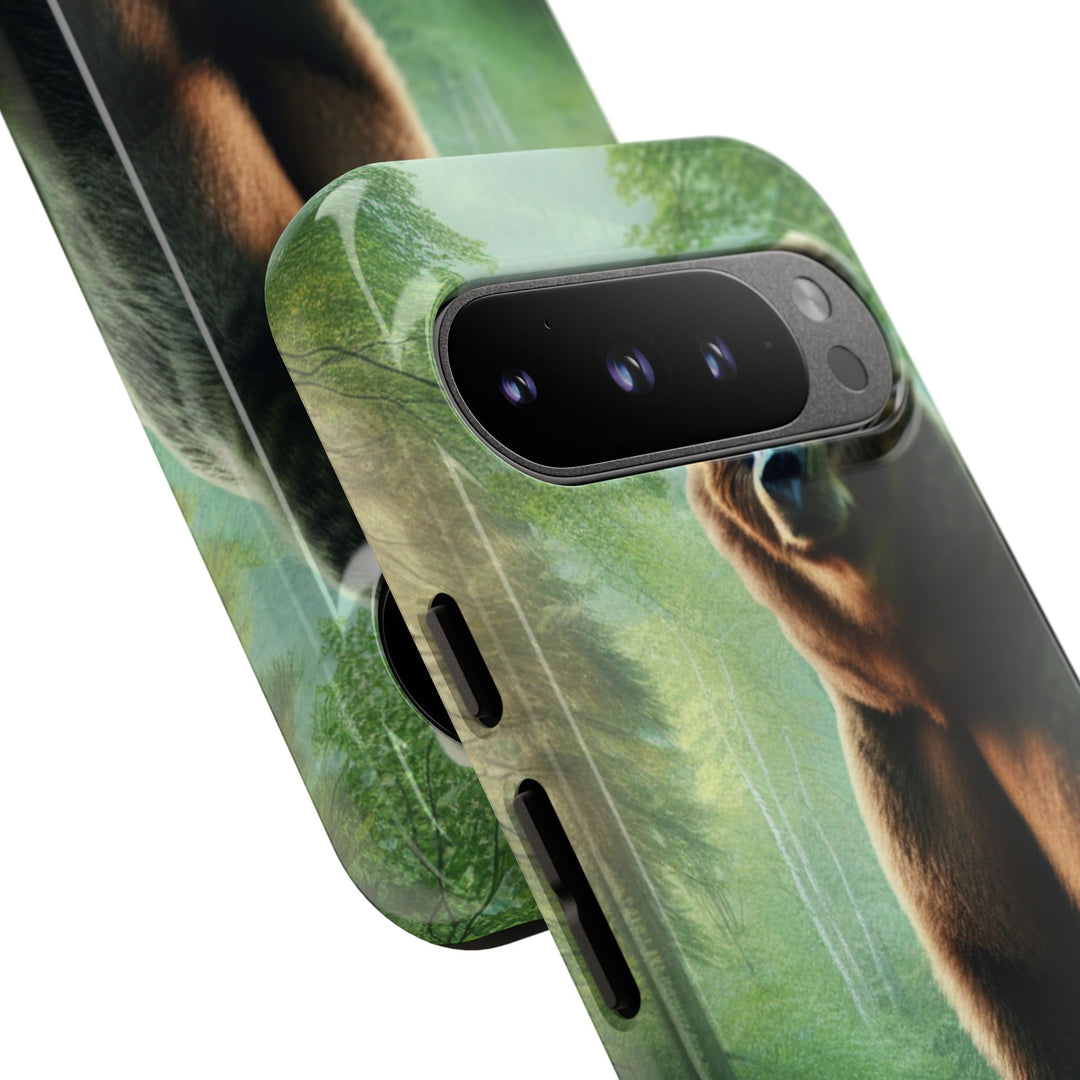 Wildlife Phone Case - Tough Bear Design for Nature Lovers