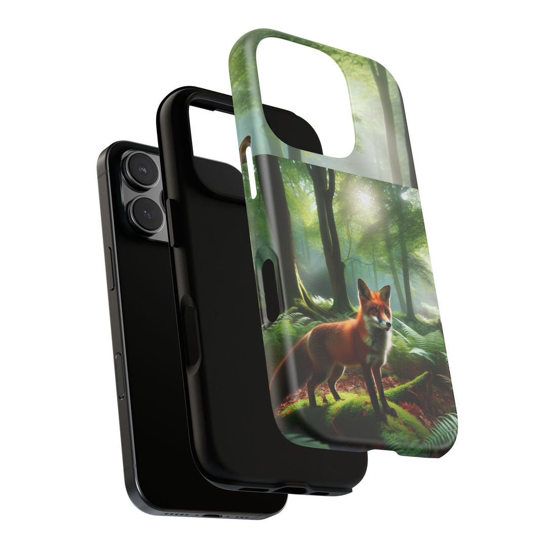 Nature-Inspired Tough Case with Fox Design