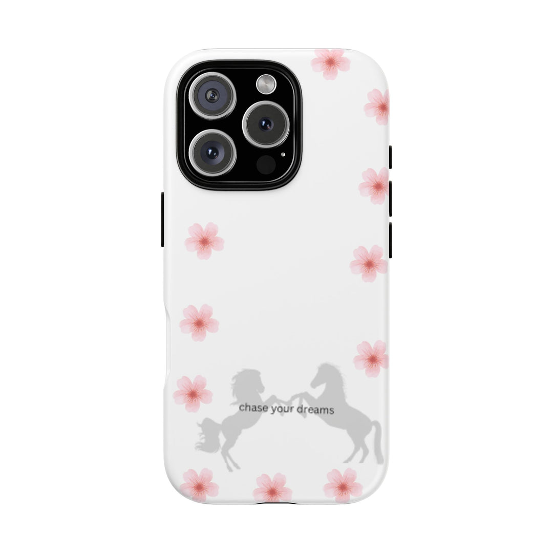 Chase Your Dreams Floral Phone Case