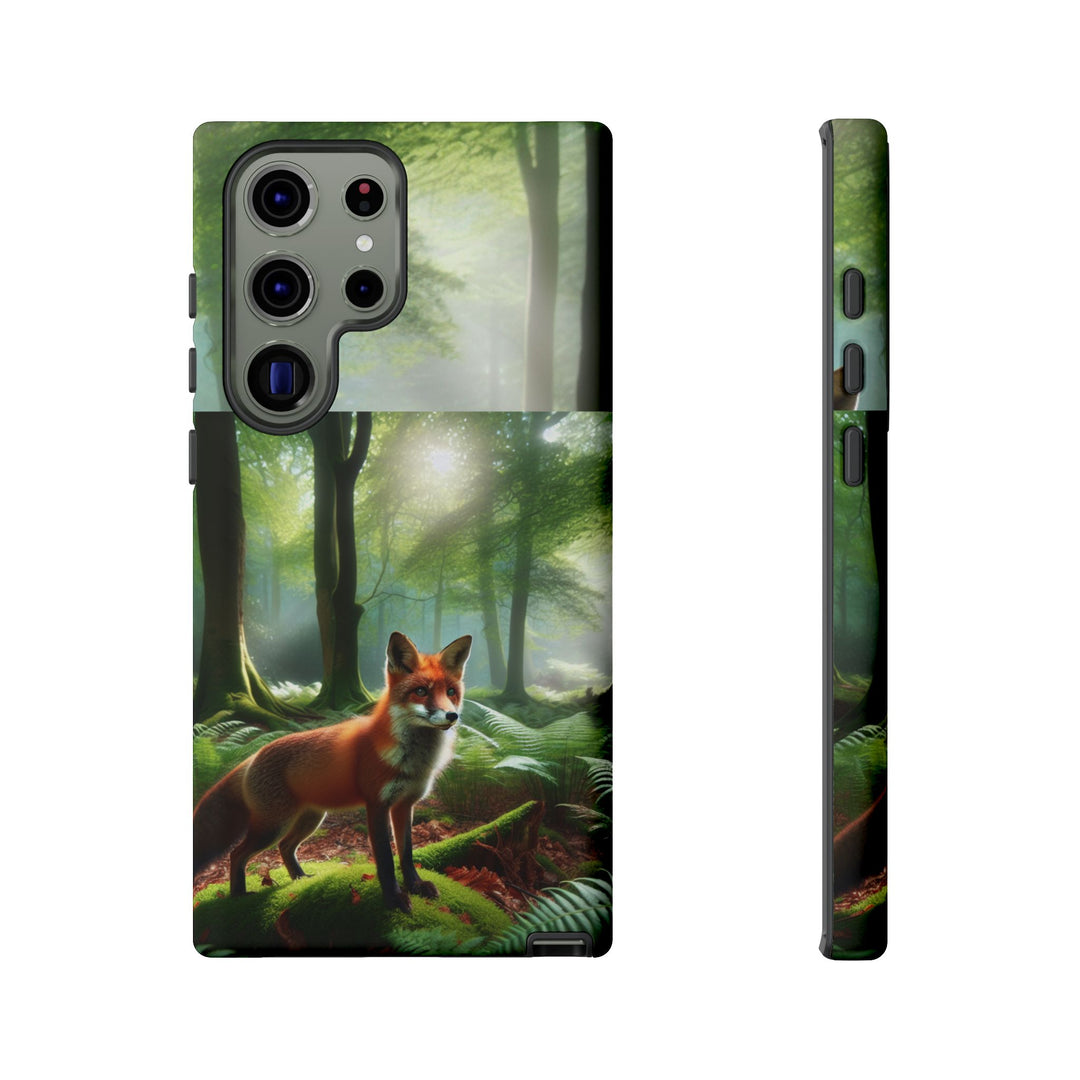 Nature-Inspired Tough Case with Fox Design
