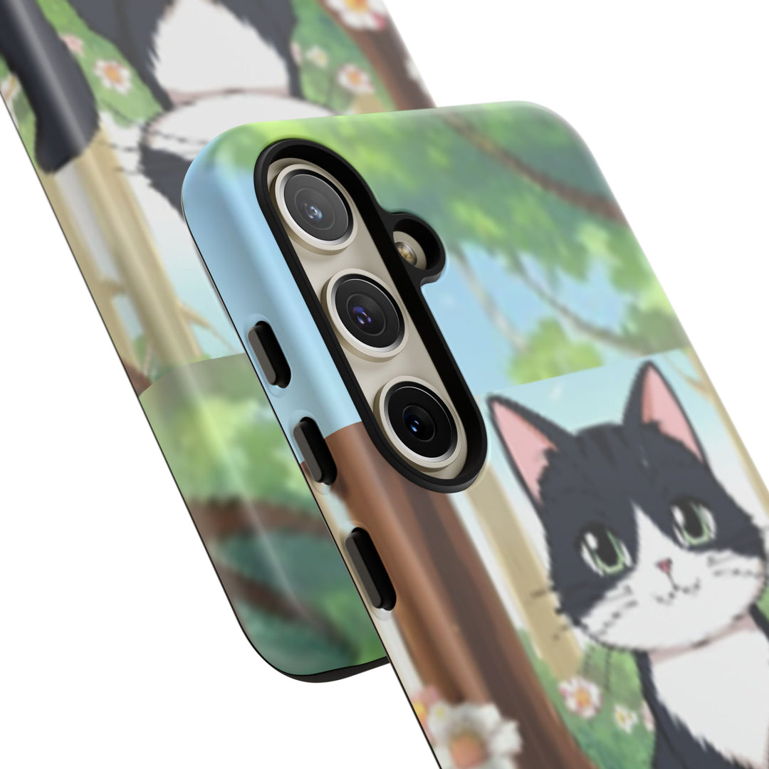 Cute Ai Cat Phone Case - Tough Cases for Animal Lovers