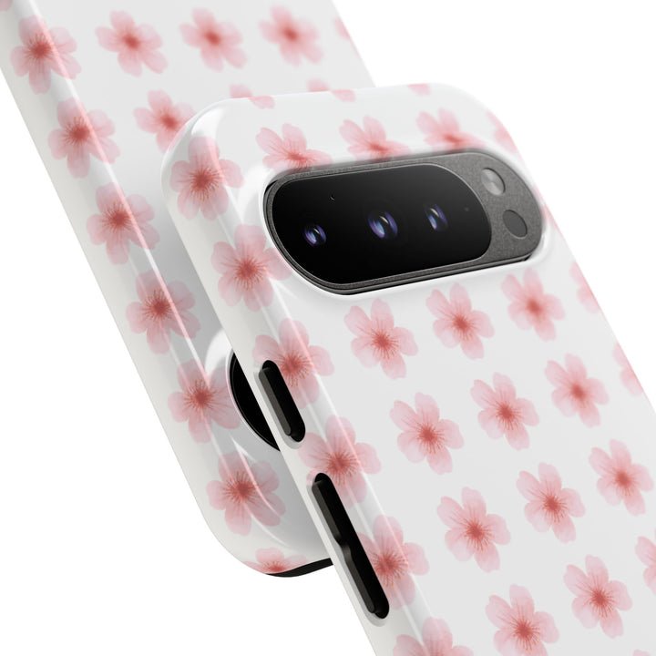 Cherry Blossom Tough Phone Case - Floral Design for Spring & Summer
