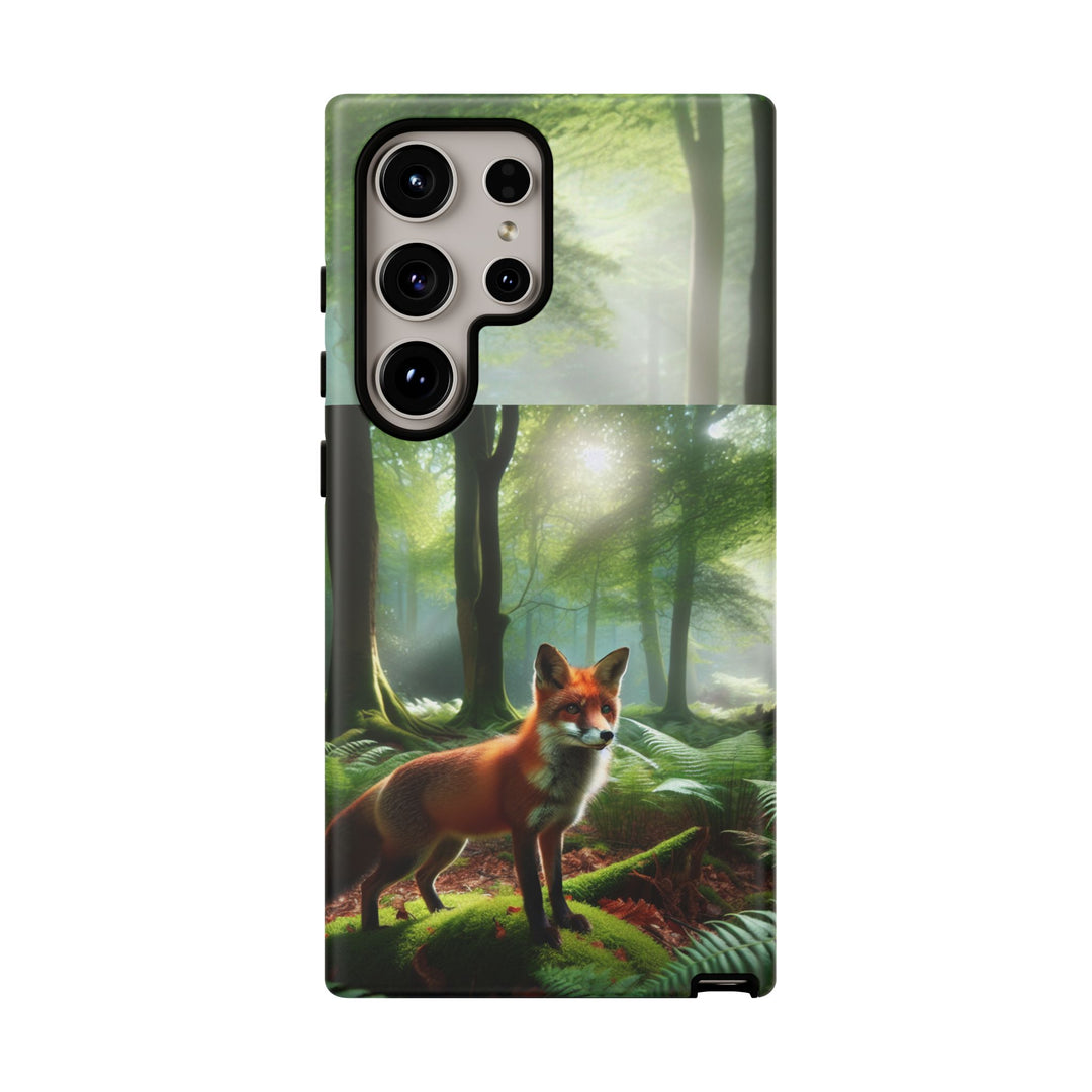 Nature-Inspired Tough Case with Fox Design