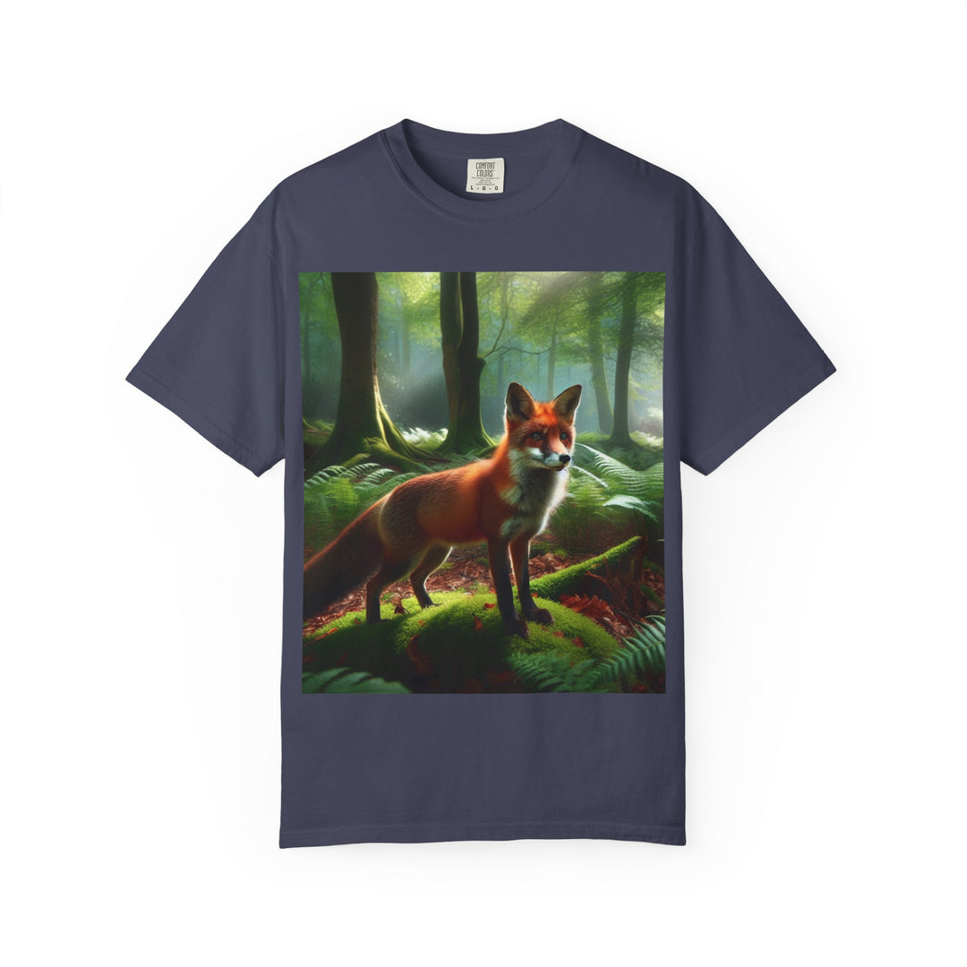 Forest Fox Unisex Garment-Dyed T-Shirt