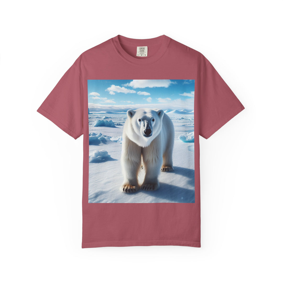 Polar Bear Graphic Unisex Garment-Dyed T-Shirt