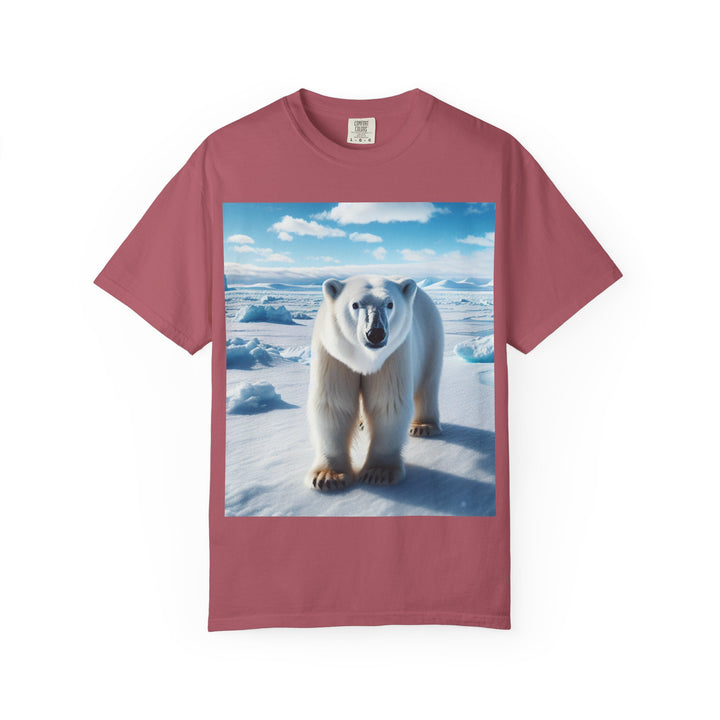 Polar Bear Graphic Unisex Garment-Dyed T-Shirt
