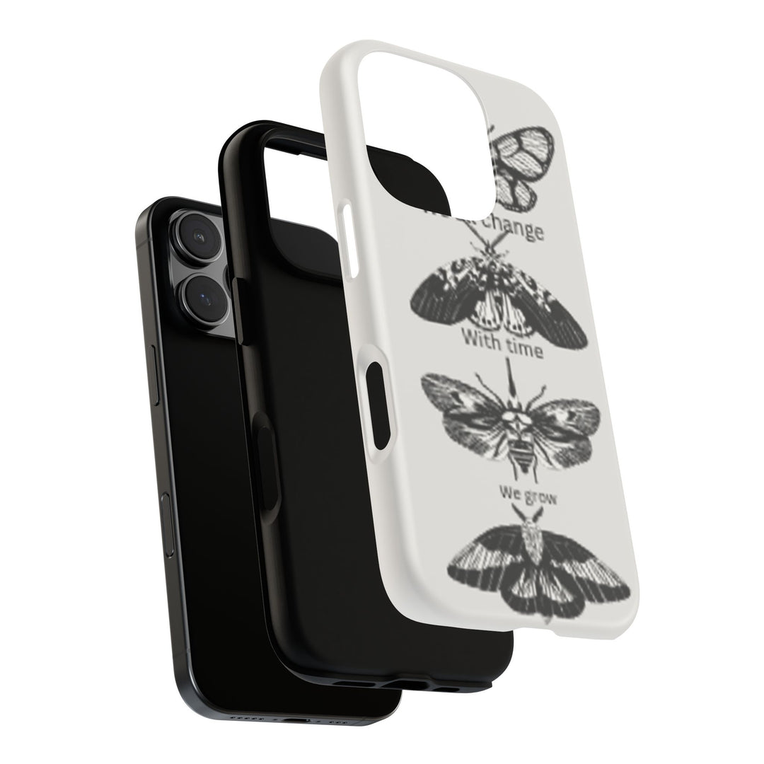 Inspirational Phone Case - We All Change With Time - Tough Cases for Nature Lovers