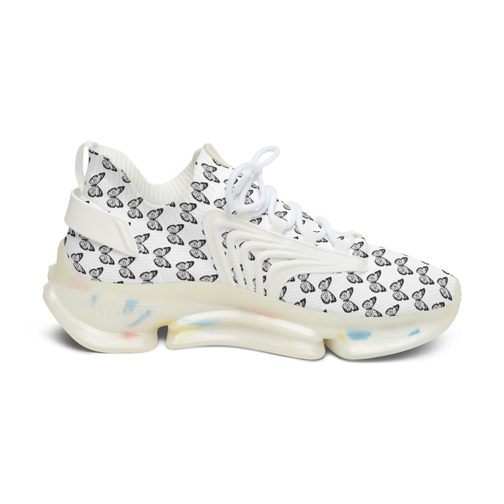 Butterfly Pattern Women's Mesh Sneakers - Lightweight and Stylish Athletic Shoes