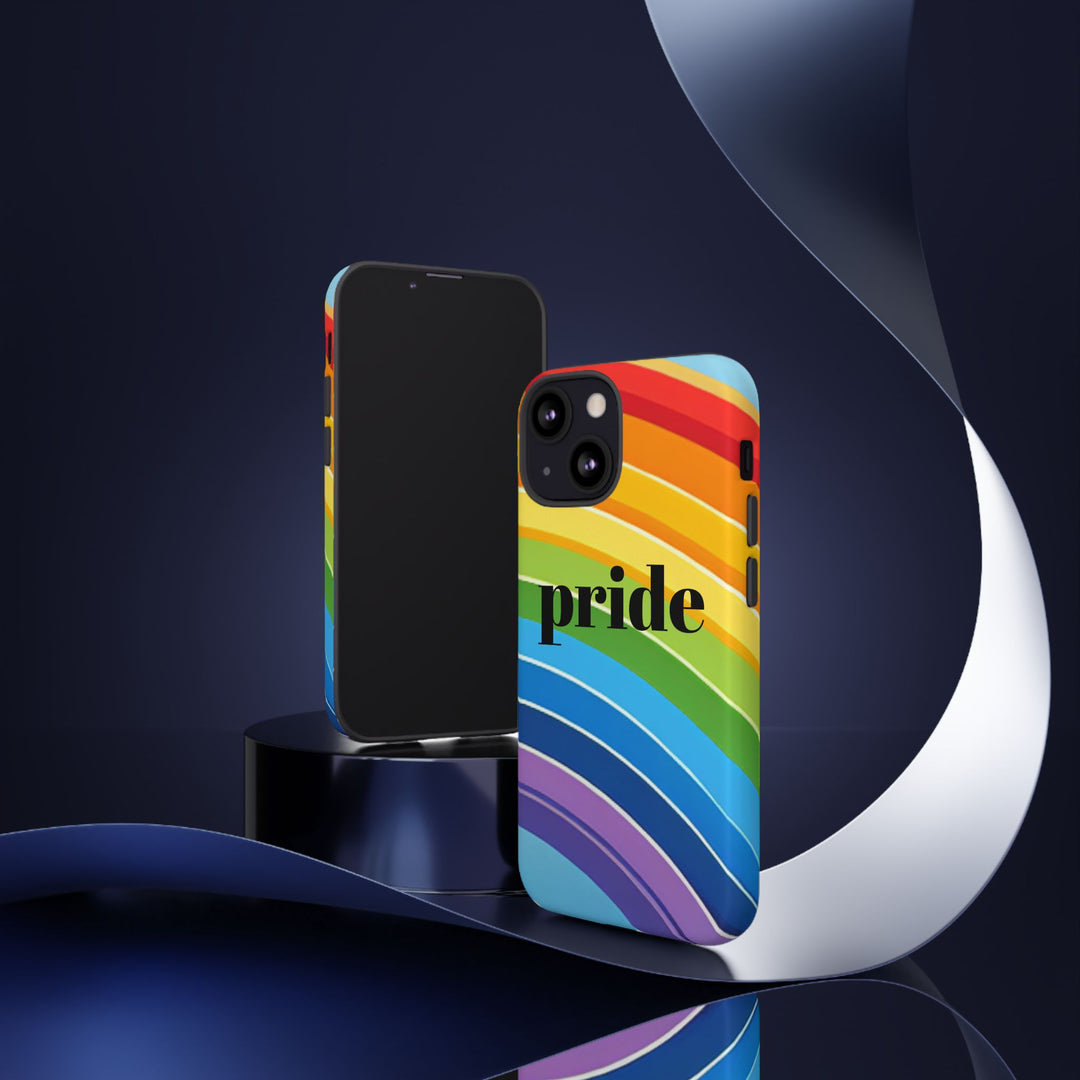Pride Phone Case - Rainbow Gradient, LGBTQ+ Accessory, Colorful Phone Cover, Unique Gift for Pride Month, Phone Protection
