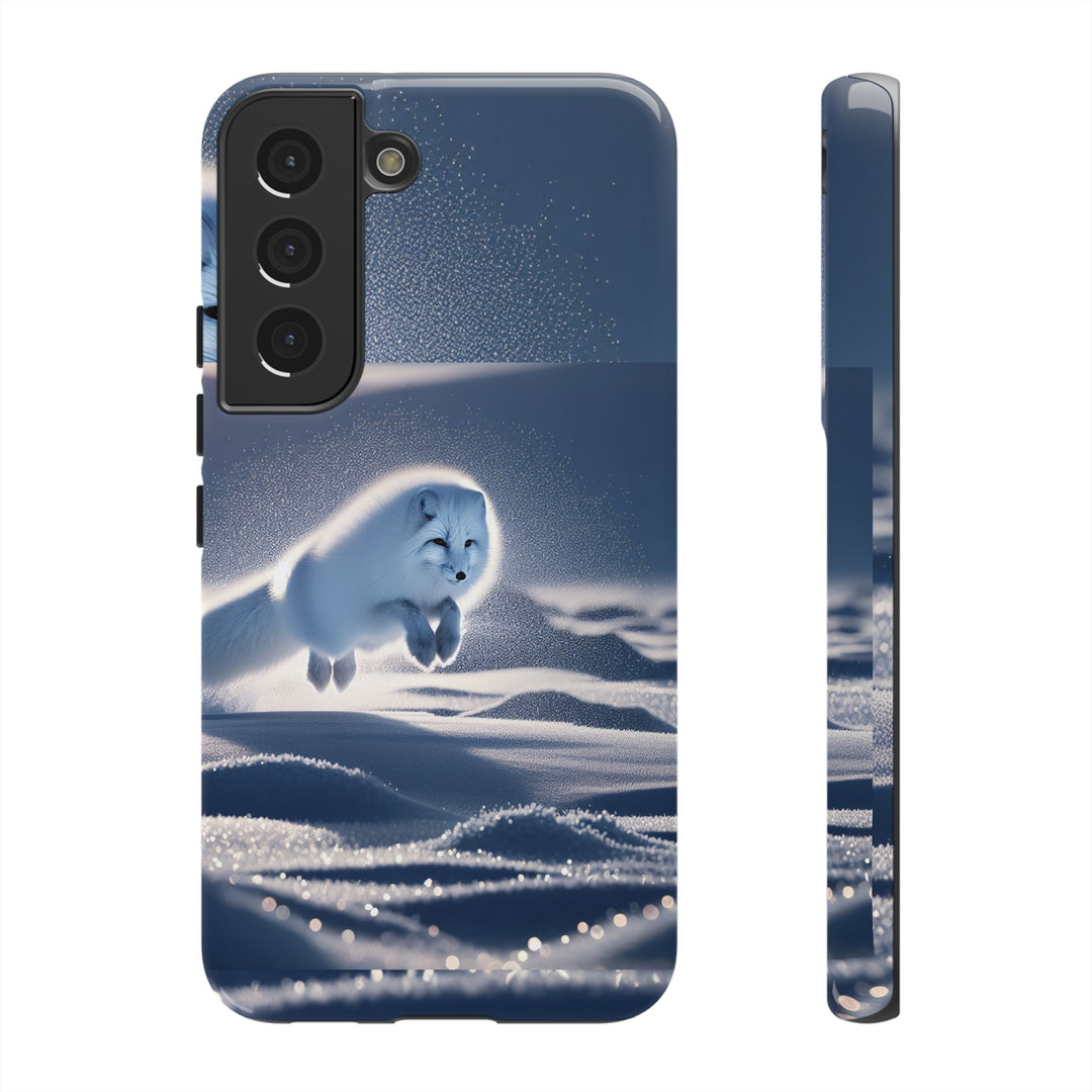 Cute Arctic Fox Phone Case – Tough Protective Cover for Animal Lovers