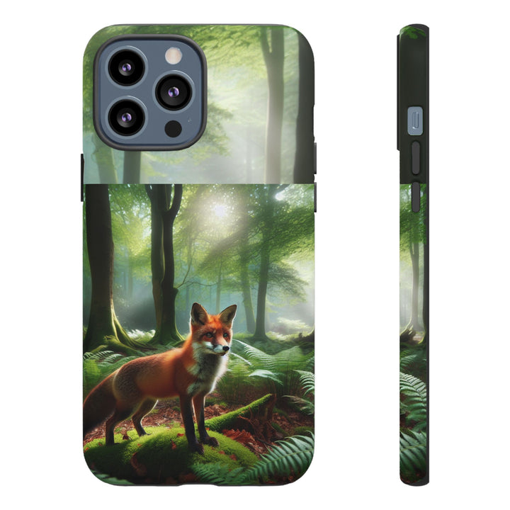 Nature-Inspired Tough Case with Fox Design