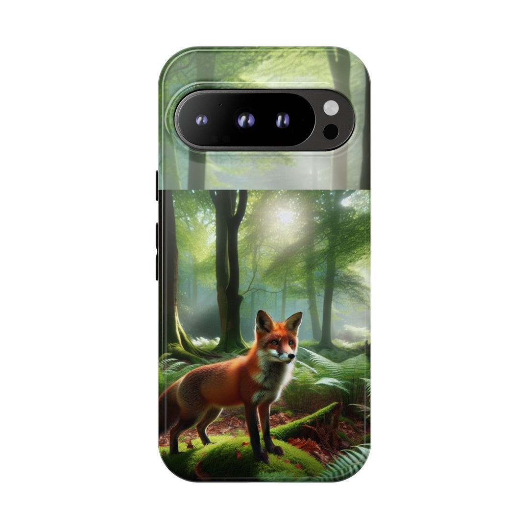 Nature-Inspired Tough Case with Fox Design