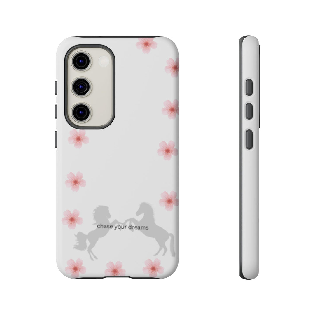 Chase Your Dreams Floral Phone Case