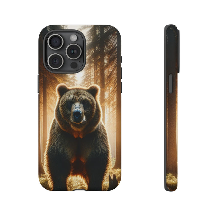 Wildlife Phone Case - Tough Cases with Bear Design, Nature Lover Gift, Animal-Themed Accessories, Eco-Friendly Tech Protection