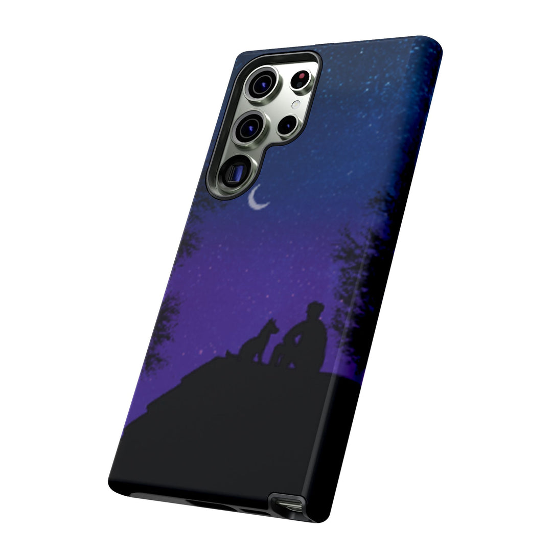Starry Night Phone Case for Dog Lovers