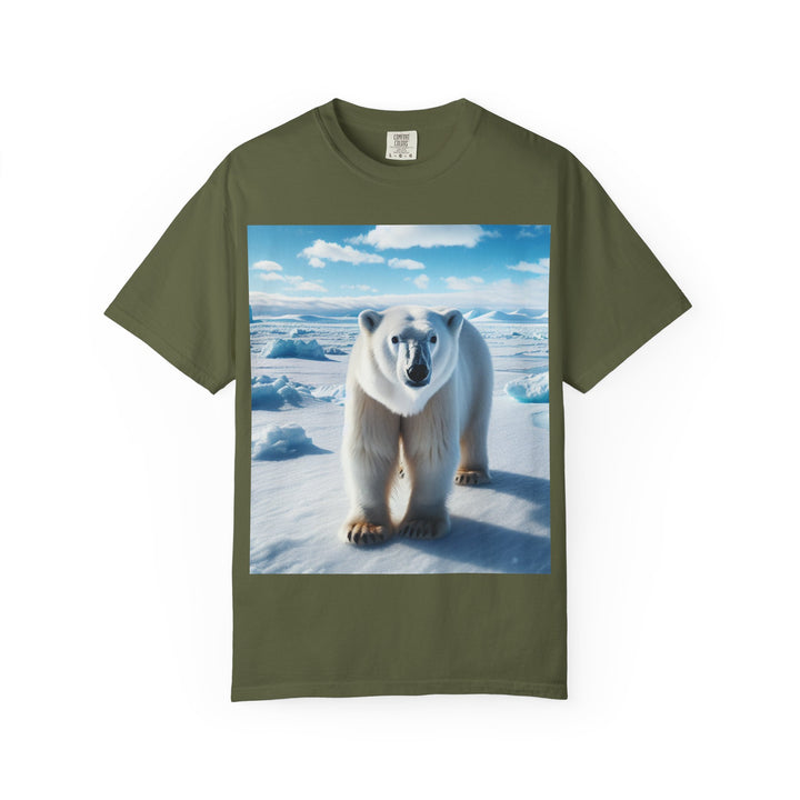 Polar Bear Graphic Unisex Garment-Dyed T-Shirt
