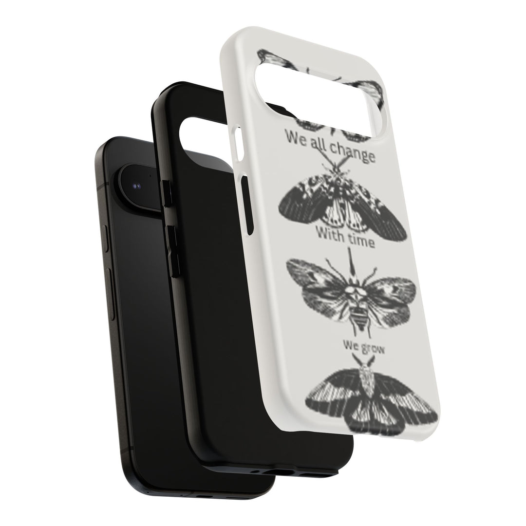 Inspirational Phone Case - We All Change With Time - Tough Cases for Nature Lovers