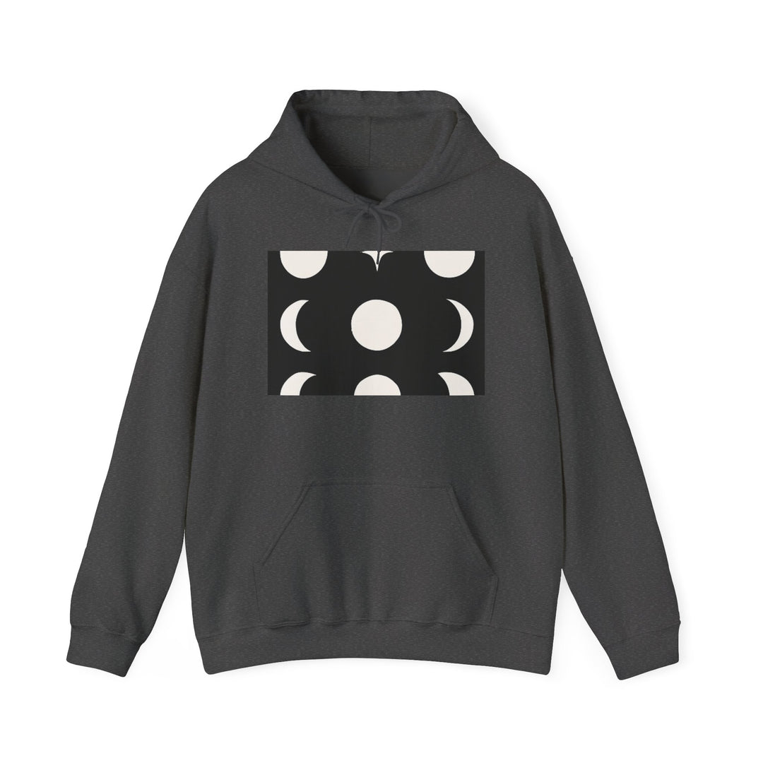 Moon Phases Unisex Hoodie, Cozy Gift for Astrology Lovers, Perfect for Fall, Winter, Art Sweatshirt, Night Sky Apparel