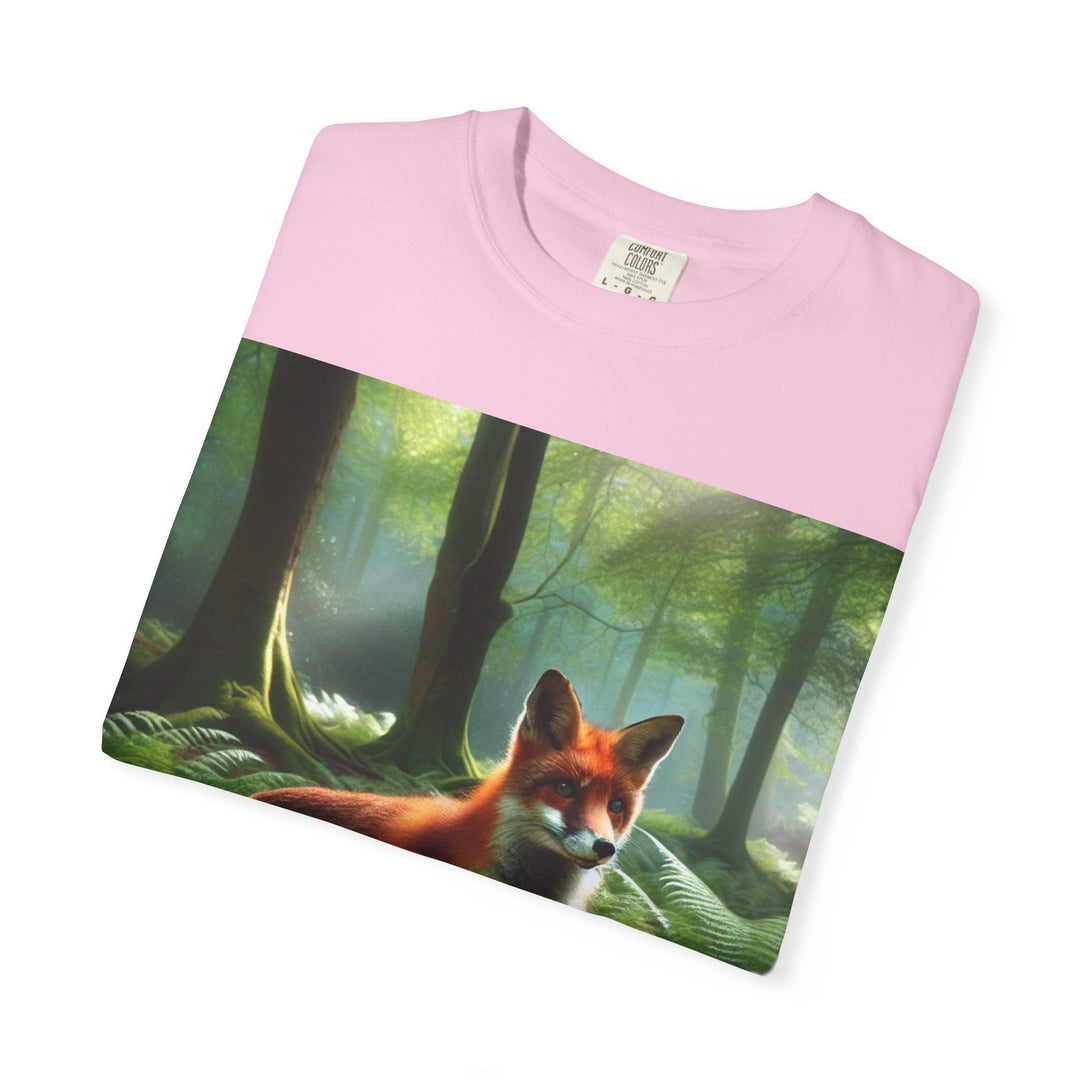Forest Fox Unisex Garment-Dyed T-Shirt