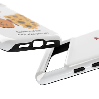 Butterfly & Sunflower Phone Case - "Secrets of Life" Design