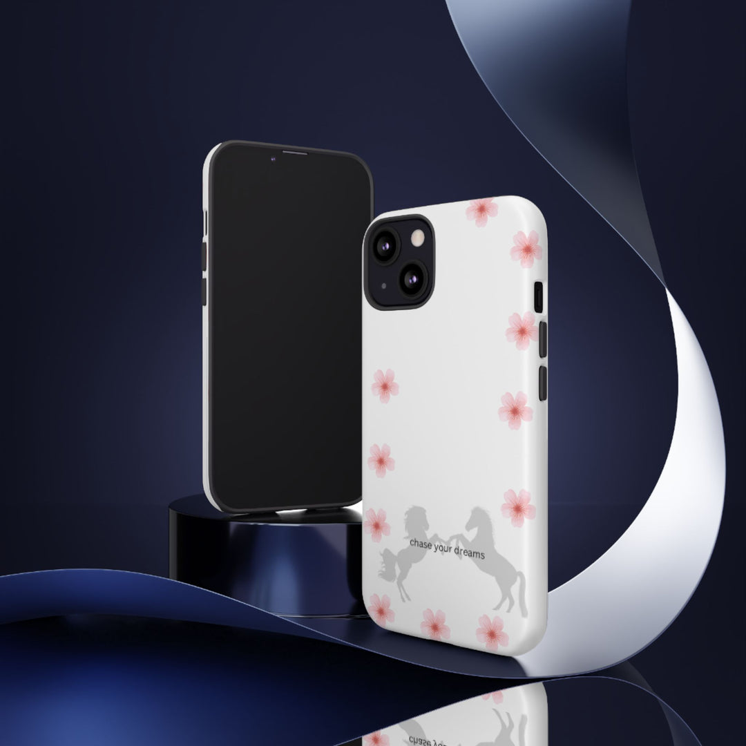 Chase Your Dreams Floral Phone Case