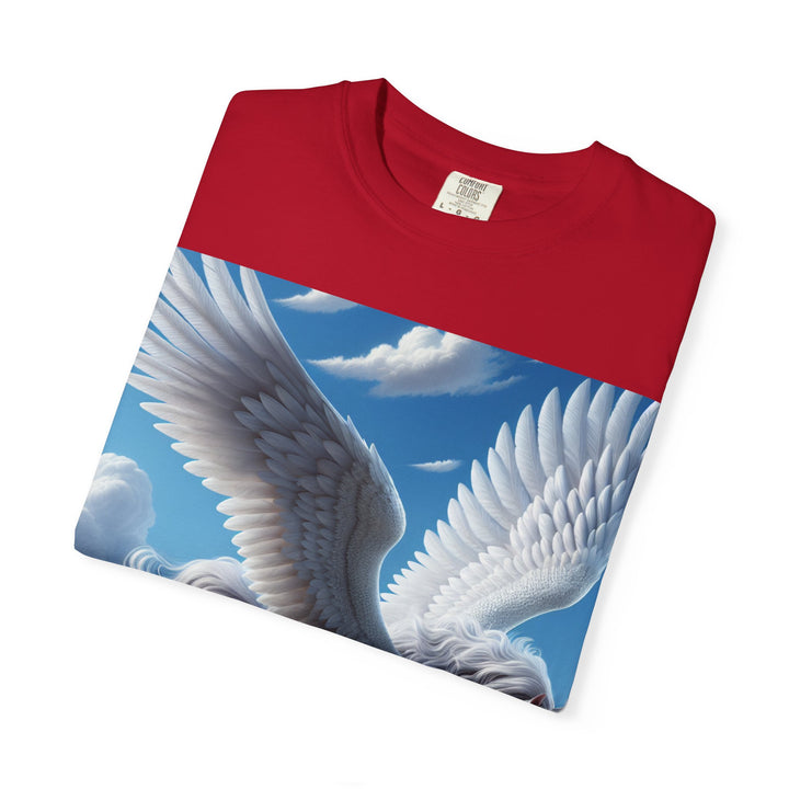 Mythical Pegasus Unisex Garment-Dyed T-shirt | Dreamy Fantasy Art Tee