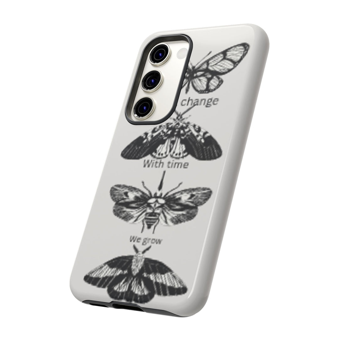 Inspirational Phone Case - We All Change With Time - Tough Cases for Nature Lovers