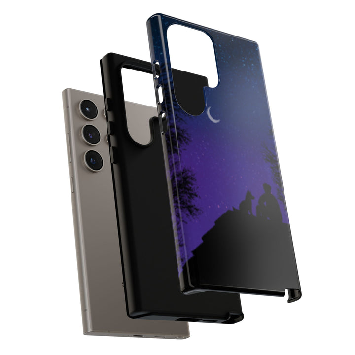 Starry Night Phone Case for Dog Lovers