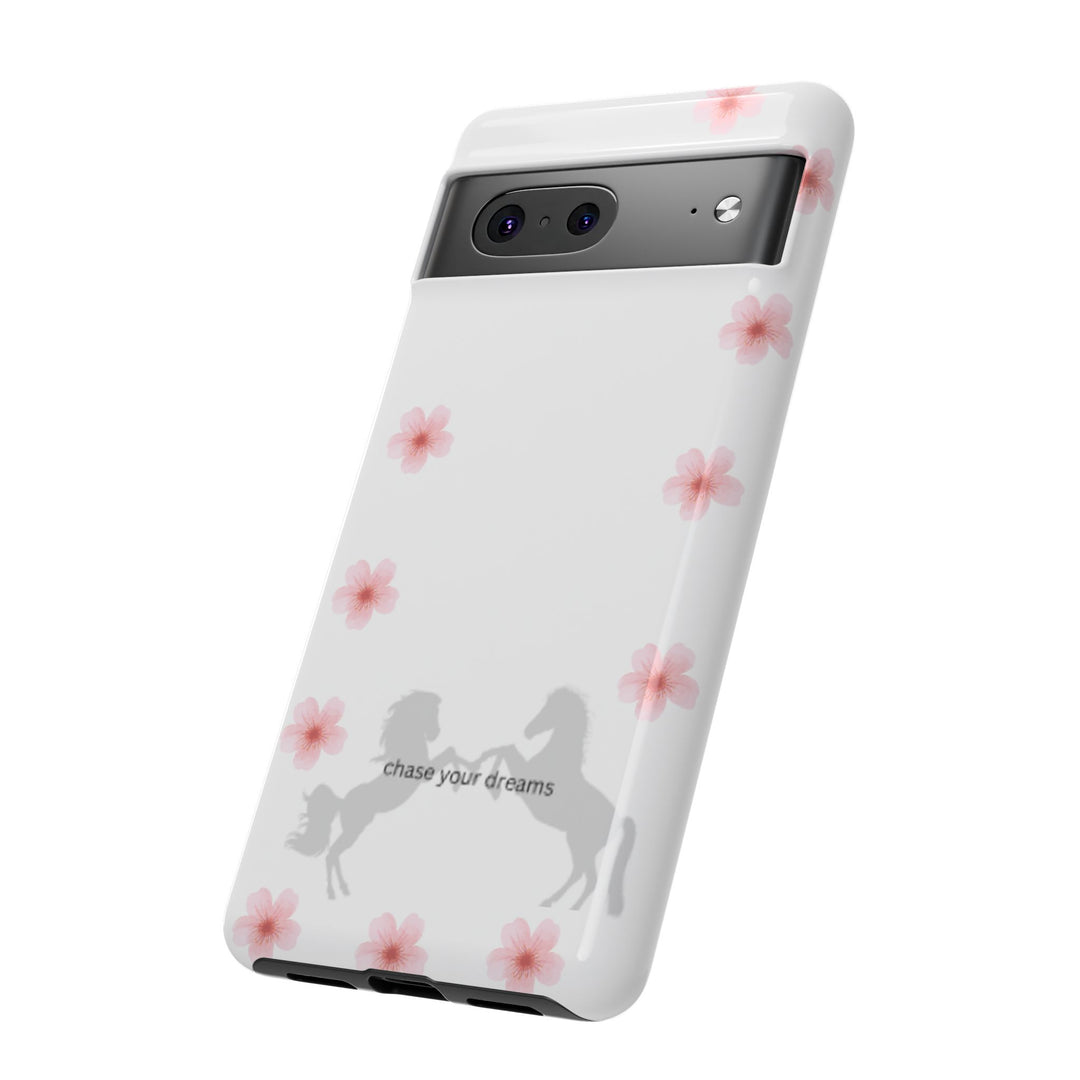 Chase Your Dreams Floral Phone Case