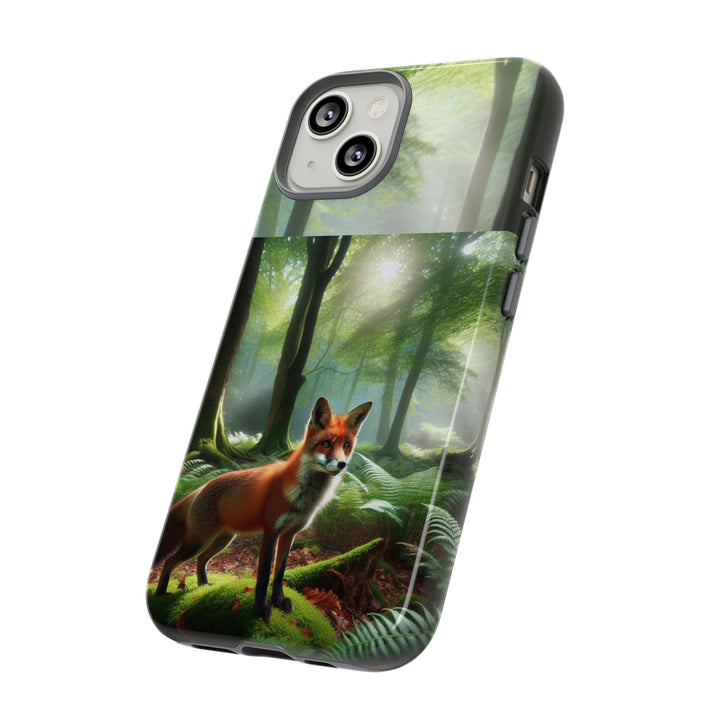Nature-Inspired Tough Case with Fox Design