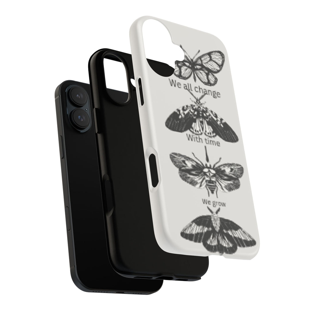 Inspirational Phone Case - We All Change With Time - Tough Cases for Nature Lovers