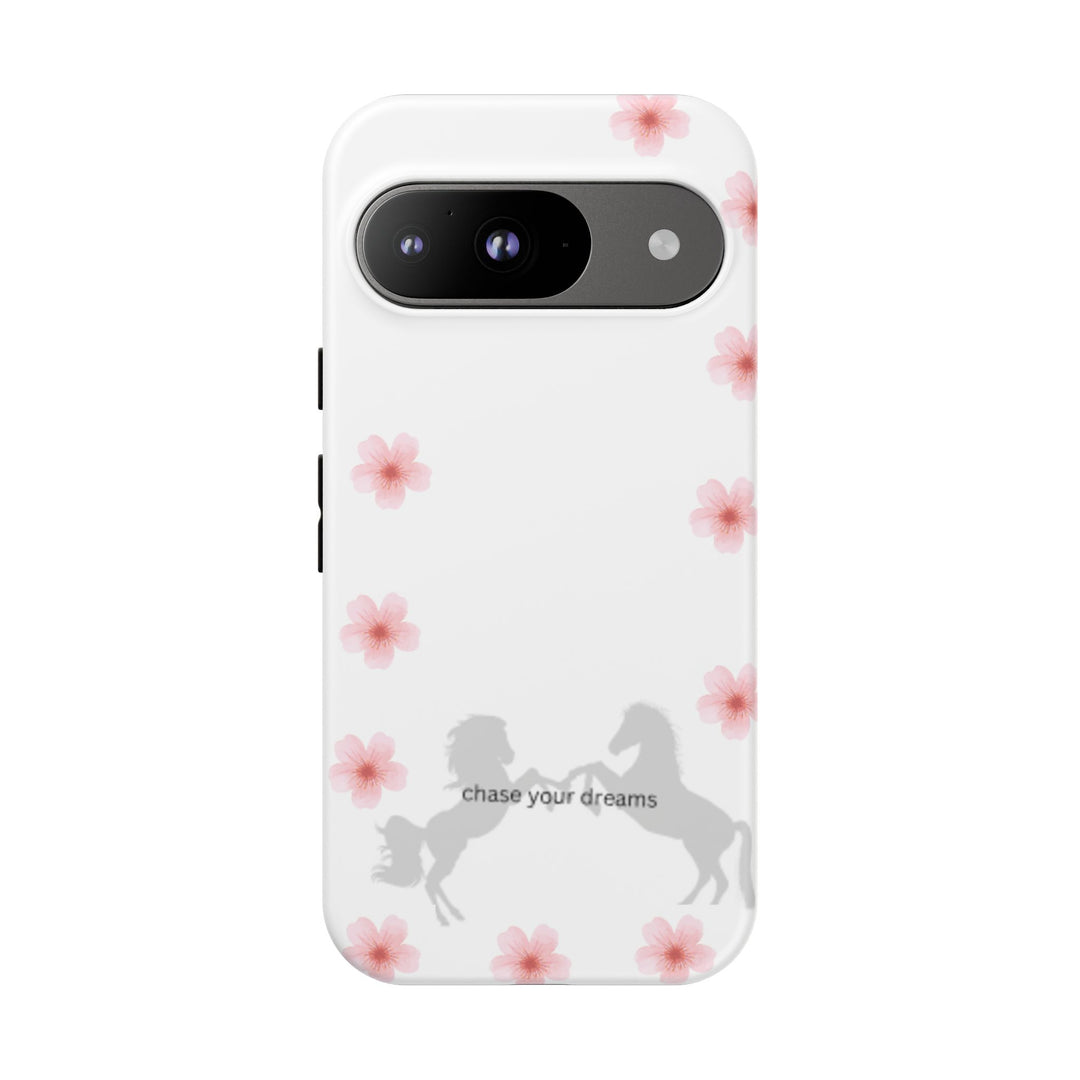 Chase Your Dreams Floral Phone Case