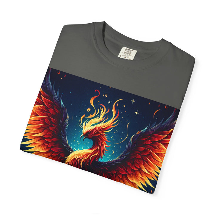 Phoenix Fire Unisex T-Shirt - Artistic Flame Design, Graphic Tee, Trendy Apparel, Gift for Art Lovers, Summer Fashion