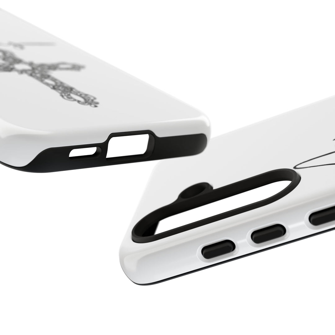 Stylish Tough Case with Jesus Design - Faith-Inspired Phone Cover, Christian Gift, Custom Phone Accessory, Unique Cell Phone Case