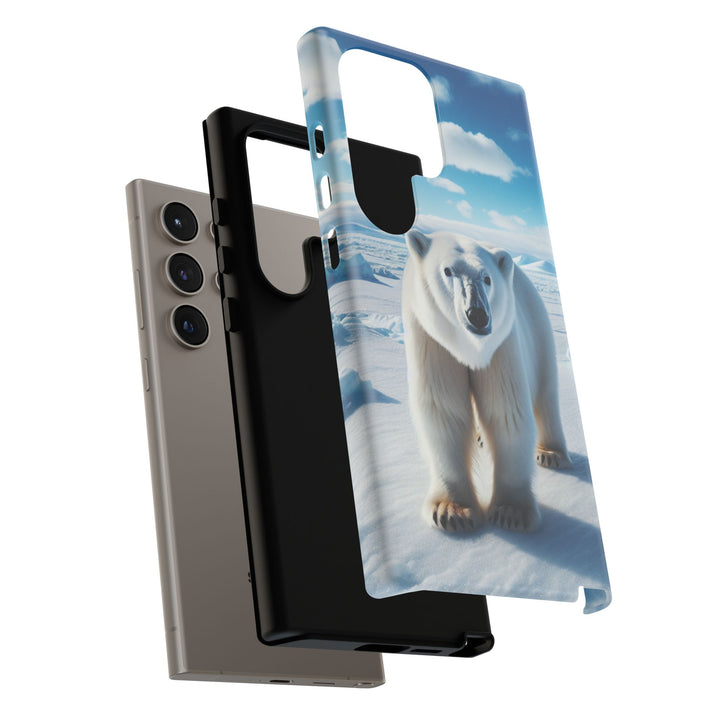 Polar Bear Tough Phone Case - Durable Protector with Arctic Design