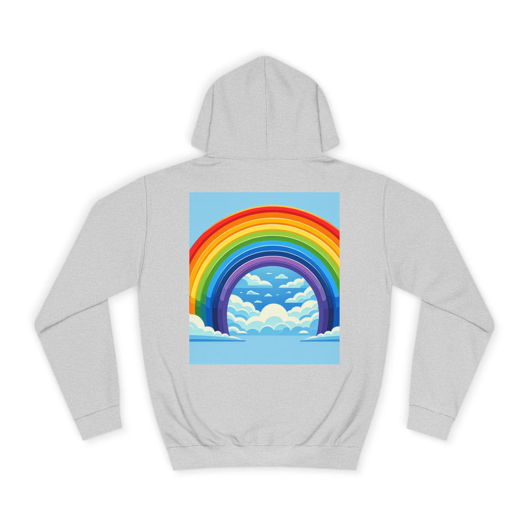 Unisex Love is Love Hoodie - Rainbow College Sweatshirt for Pride, LGBTQ+, Everyday Wear, Gift, Casual Style