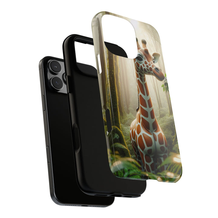 Giraffe Tough Phone Case - Cute Animal Design for Nature Lovers